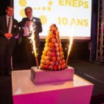 Anniversaire d'institution - 10 ans ENEPS - Pyramide macarons