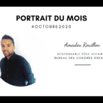 Portrait du mois #octobre : Amadou Rouillon, Responsable Pôle Affaires - Bureau des Congrès Grenoble